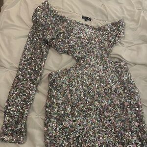 Size Medium Sequin Fashion Nova dress